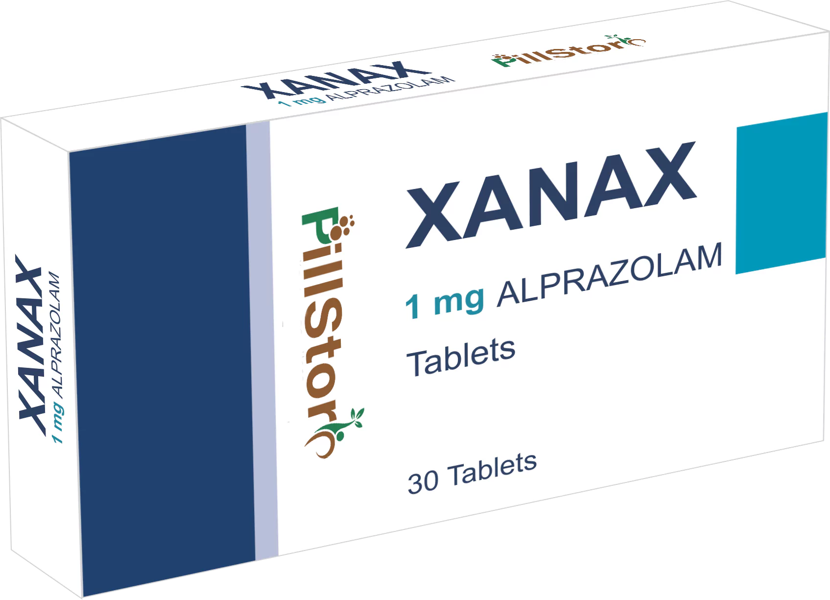 Xanax 1 mg Alprazolam 30 Tablets